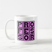 Professor, hogeschooldocent koffiemok (Links)