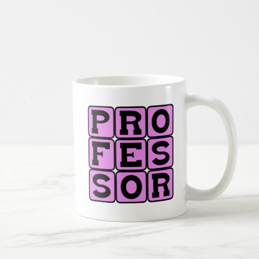 Professor, hogeschooldocent koffiemok (Rechts)
