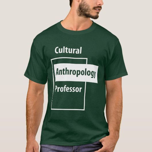 Professor in de culturele antropologie - Onderwijs T-shirt (Voorkant)