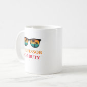 Professor in dienst koffiemok (Voorkant links)