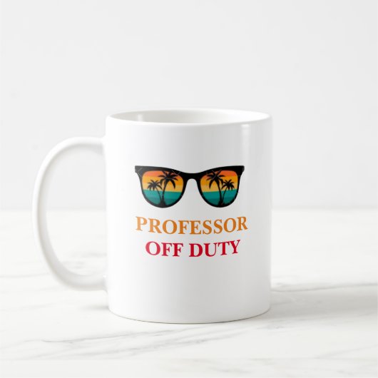Professor in dienst koffiemok (Links)