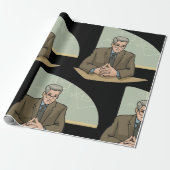 Professor in klasse-overlooppapier cadeaupapier (Uitgerold)