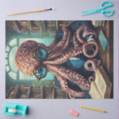 Professor Inkwell de Dapper Octopus Decoupage Tissuepapier (Craft)