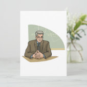 professor kaart (Staand voorkant)