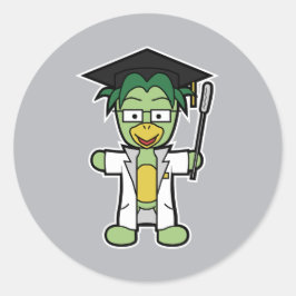 Professor Kappa - Doctor van Yokai Studies Ronde Sticker