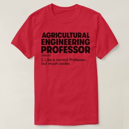 Professor landbouwtechniek t-shirt (Design voorkant)