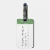 Professor McGonagall Cartoon Character Art Bagagelabel (Achterkant verticaal)