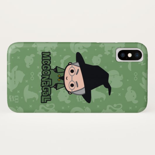 Professor McGonagall Cartoon Character Art Case-Mate iPhone Case (Achterkant (horizontaal))