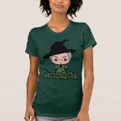 Professor McGonagall Cartoon Character Art T-shirt (Voorkant)