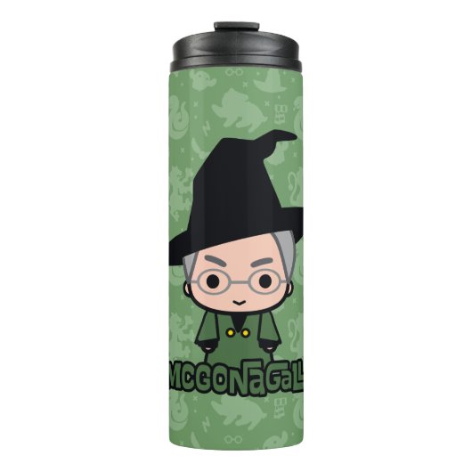 Professor McGonagall Cartoon Character Art Thermosbeker (Voorkant)