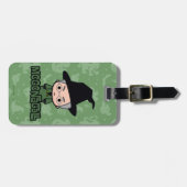 Professor McGonagall Cartoon Karakter Kunst Bagagelabel (Voorkant horizontaal)