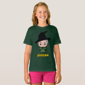 Professor McGonagall Cartoon Karakter Kunst T-shirt (Voorkant volledig)