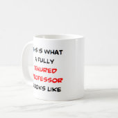 professor met vaste aanstelling koffiemok (Voorkant links)