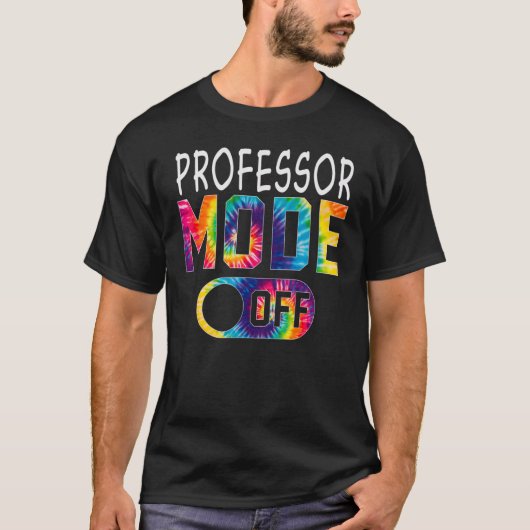 Professor Mode of Happy Last Day Stropdas Dy T-shirt (Voorkant)