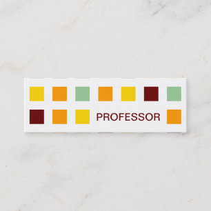 PROFESSOR (moskeesvierkanten) Mini Visitekaartje