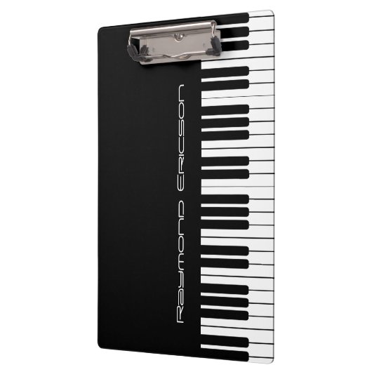 Professor Muziekleraar Piano-toetsenbord Klembord (Links)