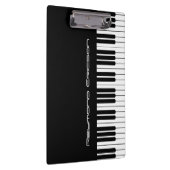 Professor Muziekleraar Piano-toetsenbord Klembord (Rechts)