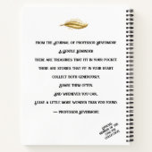Professor Nevermore's Journal of Curious Things Notitieboek (Achterkant)