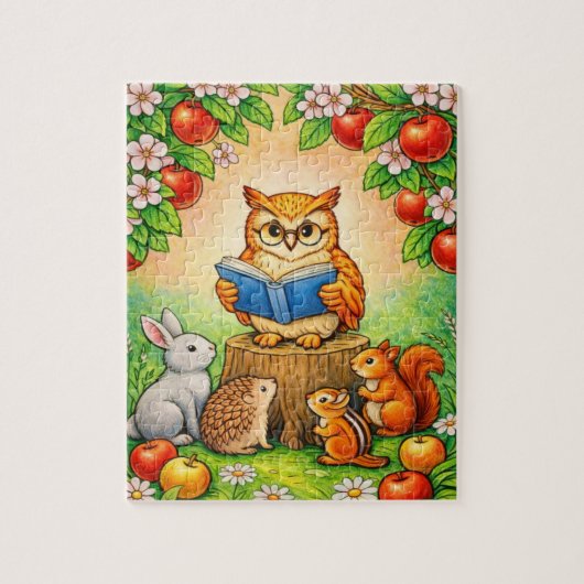 Professor Owl's Verhalenboomgaard Legpuzzel (Verticaal)