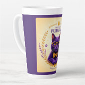 Professor Purr-Ple™ – Droom Groter Latte Mok (Linkerhoek)
