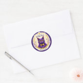 Professor Purr-Ple™ – Droom Groter Sticker (Envelop)