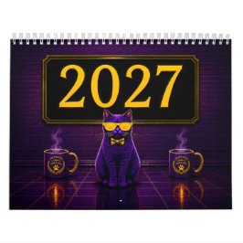 Professor Purr-ple's 2027 Reisagenda Kalender