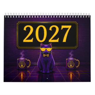 Professor Purr-ple's 2027 Reisagenda Kalender