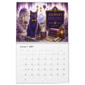 Professor Purr-ple's 2027 Reisagenda Kalender (Jan 2027)