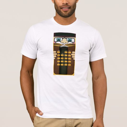Professor Rekenmachine T-shirt (Voorkant)