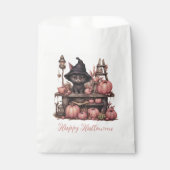 Professor Salem Black Cat Witch Happy Halloween Bedankzakje (Voorkant)