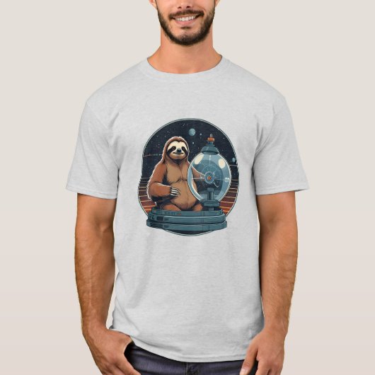 Professor Sloth met Coil T-shirt (Voorkant)