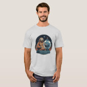 Professor Sloth met Coil T-shirt (Voorkant volledig)