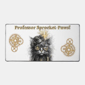 Professor Sproket-Paws De Funky Steampunk Kat  Bureaumat (Voorkant)