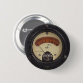 Professor Temple's Raytheometer Pin Ronde Button 5,7 Cm (Voorkant /achterkant)