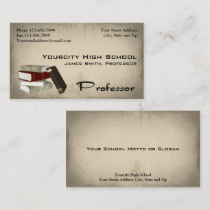 Professor Visitekaartje