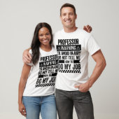 Professor Waarschuwing T-shirt (Unisex)