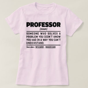 Professor zelfstandig naamwoord Inspirerende Lerar T-shirt
