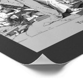 Profetie van de Vloed Genesis Vintage Religious Poster (Hoek)