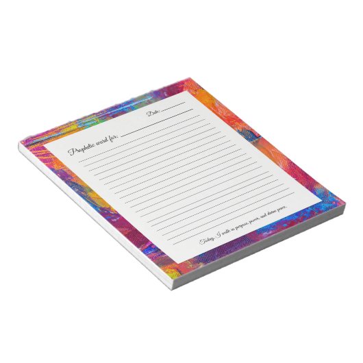Profetisch woord Notitieblok (Schuin)