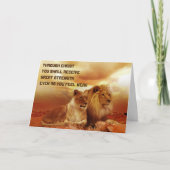 Profetische Kaart voor de zalving (Voorkant)