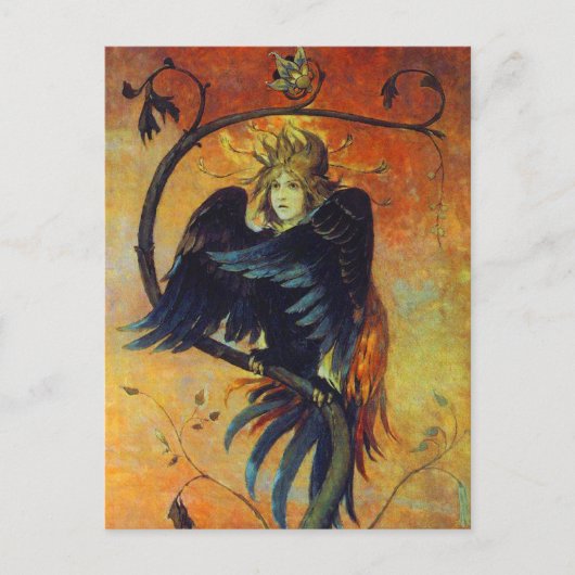 Profetische vogel briefkaart (Voorkant)