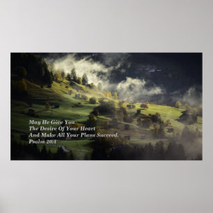 Profetische "zintuigen voor berging" poster