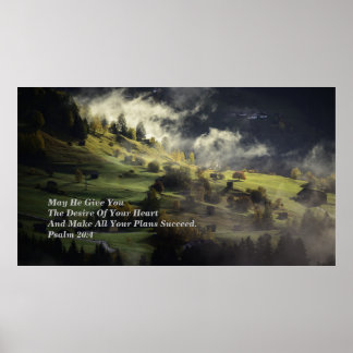 Profetische "zintuigen voor berging" poster