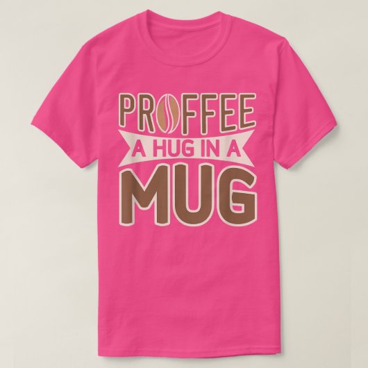 Proffeeiwit en koffie240 t-shirt (Design voorkant)