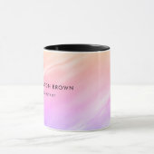 Profi Modern Beach Abstracte Waterverf Mok (Midden)