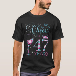 Proficiat aan 47 47th Py 47th Happy Bday T-shirt