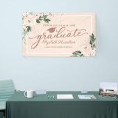 Proficiat aan de Afstuderen blos Afstudeerder part Spandoek (Beurs)