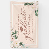 Proficiat aan de Afstuderen blos Afstudeerder part Spandoek (Verticaal)