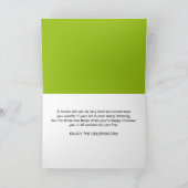 Proficiat aan de moeder-Afstuderen op de juiste we Kaart (Binnen)