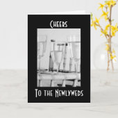 PROFICIAT AAN DE PASSEN GETROUWD EN GEFELICITEERD KAART (Gele Bloem)